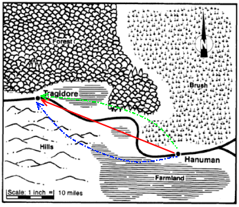 Hanuman to Tragidore Travel Options.png