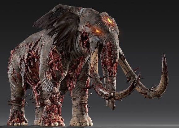Zombie mammoth