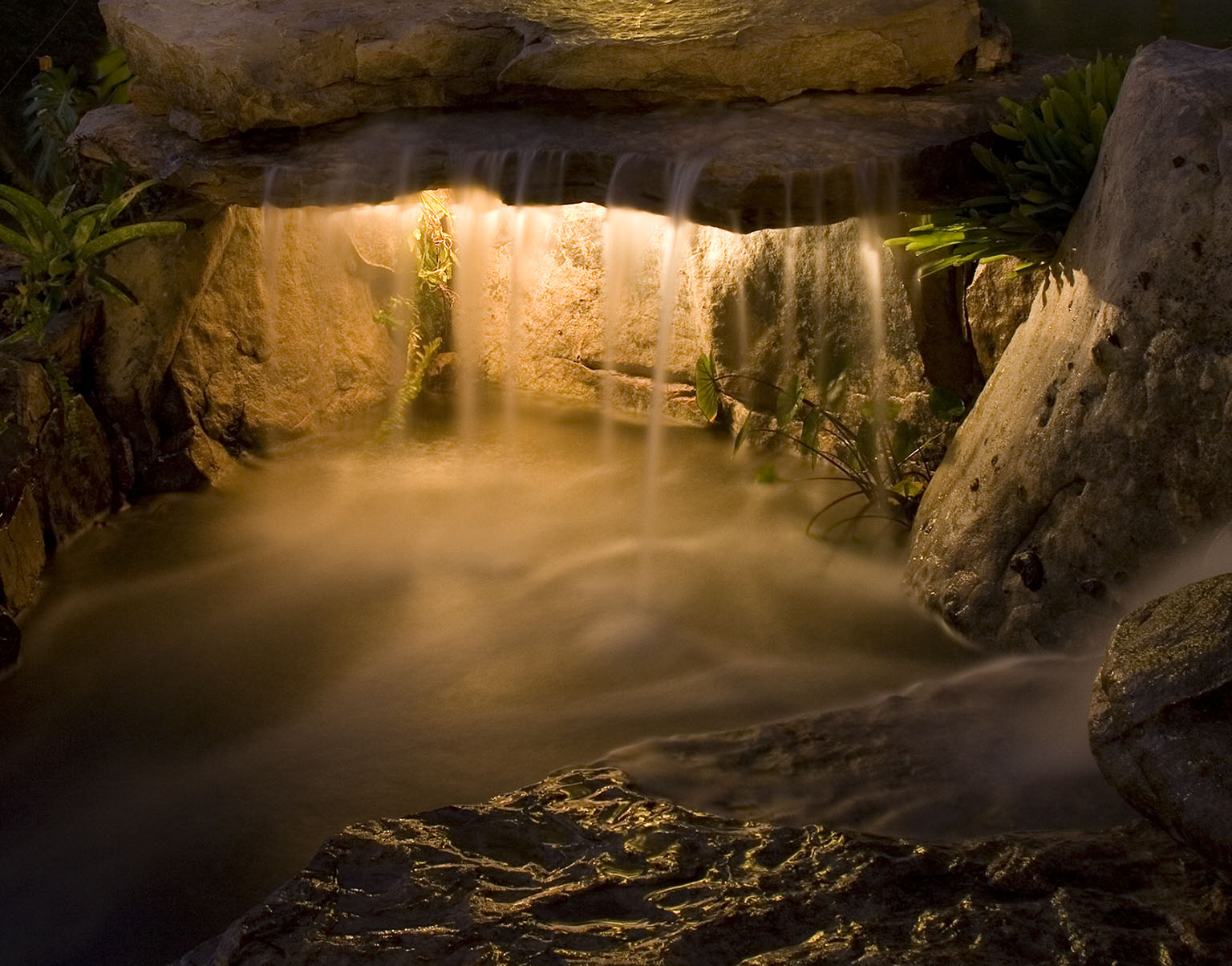 Rock pool in Snake-men cavern