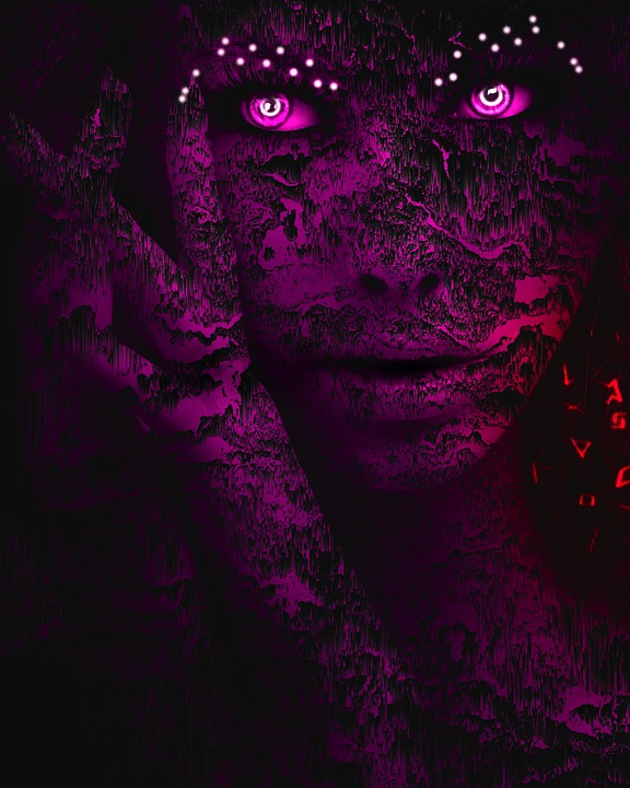 Horror face of Will O'the Wisp