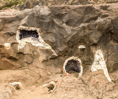 Working at the rock face