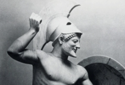 As an illustration of what he does with his helm.